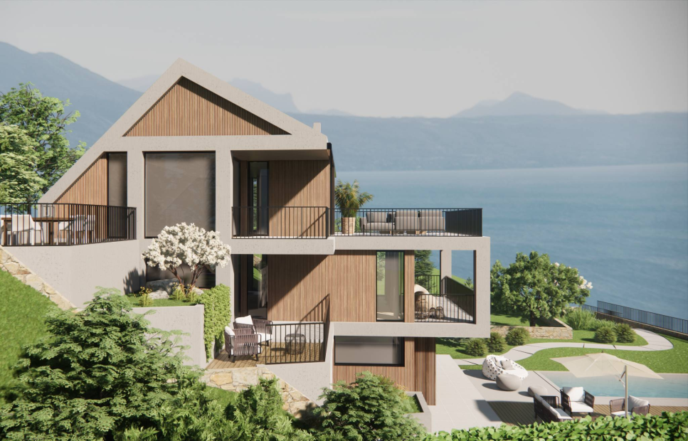 The View – Projet sur plan de villa moderne à Grandvaux