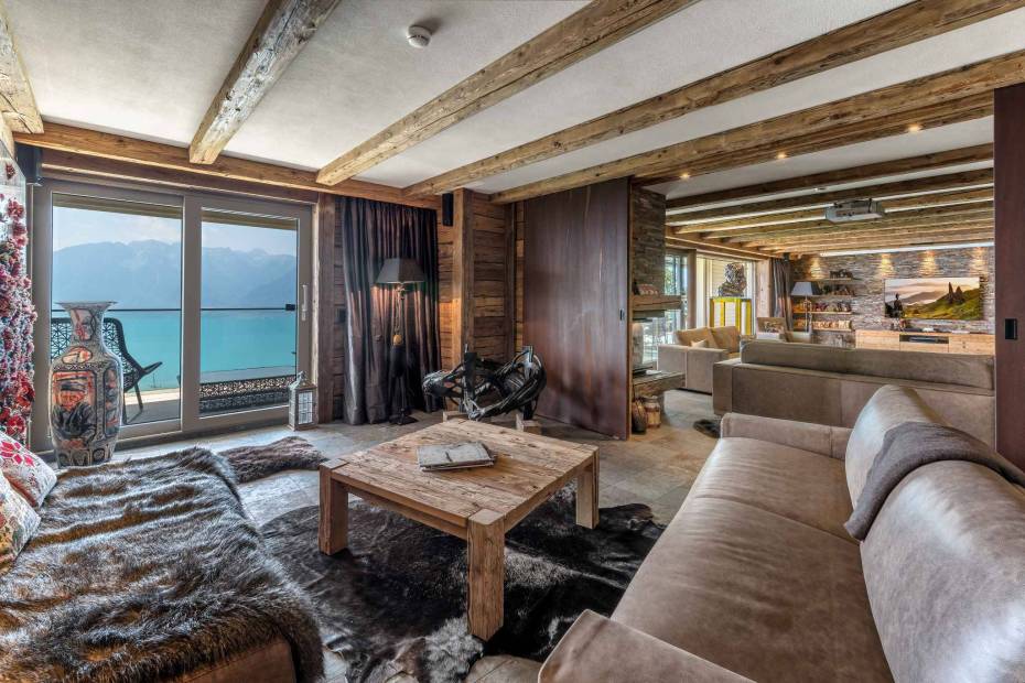 Unique appartement de 3.5 pièces avec vue panoramique sur le lac à vendre au Mont-Pèlerin