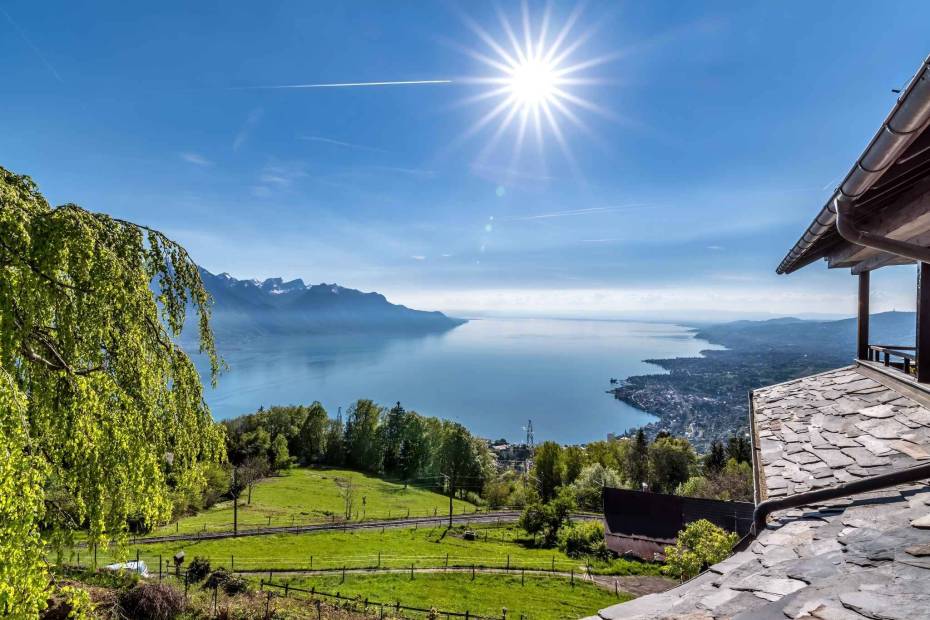 Splendide et improbable demeure de 10 pièces avec une vue imprenable à vendre à Montreux