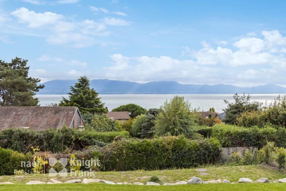 Villa individuelle neuve avec vue sur le lac et les Alpes