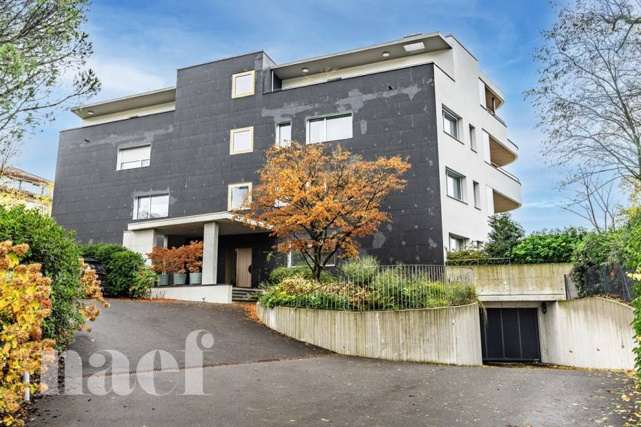 Appartement de haut standing de 4.5 pièces avec une grande terrasse, un jardin privatif et une vue panoramique sur le lac à vendre à Vevey