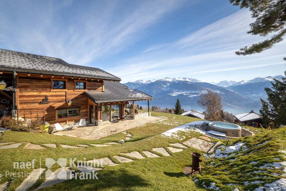 Two beautiful chalets at Les Mayens d’Arbaz.